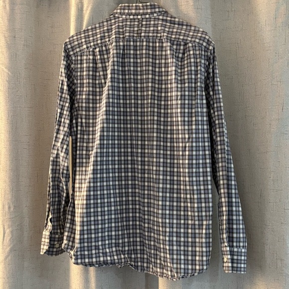 Men’s Banana Republic Soft Wash Long Sleeve Plaid Button up. Size M, Brown. - Picture 2 of 8